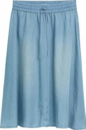 TOM TAILOR Mididrock  hellblau | 40