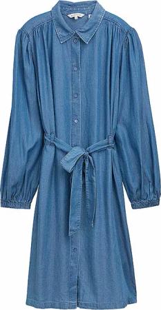 TOM TAILOR Midikleid  blau | 44