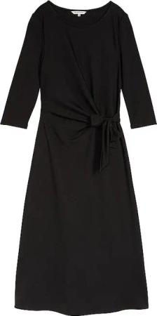 TOM TAILOR Midikleid  schwarz | 40