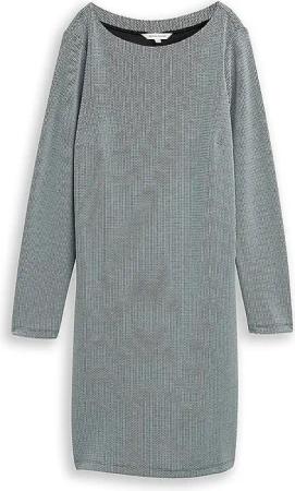 TOM TAILOR Midikleid  schwarz | 44