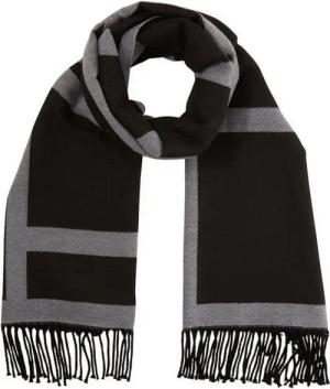 TOM TAILOR Modeschal Logo Luxe, Auffälliger Logoprint als modisches Statement