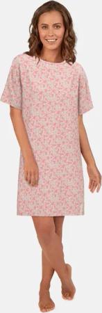 TOM TAILOR Nachthemd "Westport" mit Print, Kurzarm, Rundhalsausschnitt, Baumwollmix, bequem, weich