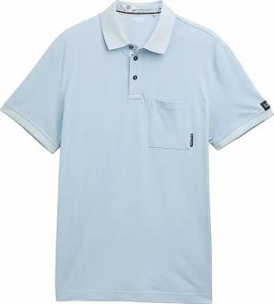 TOM TAILOR Poloshirt hellblau | L
