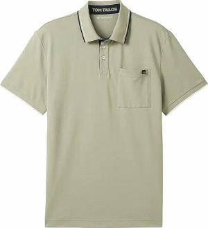 TOM TAILOR Poloshirt hellgrün | S