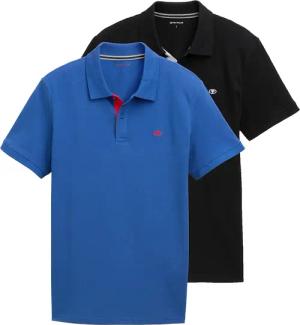 TOM TAILOR Poloshirt Packung, 2 Stk. im Doppelpack