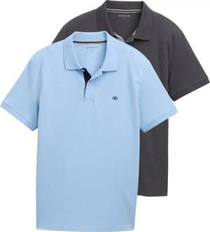 TOM TAILOR Poloshirt Packung, 2 Stk. im Doppelpack