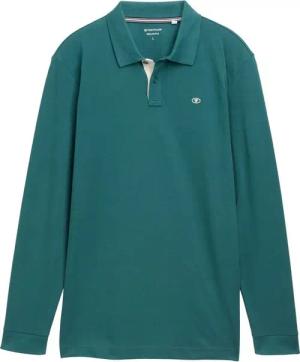 TOM TAILOR Poloshirt Poloshirt Langarmshirt mit Polokragen (1-tlg., 1)