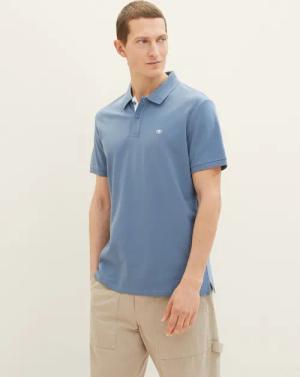TOM TAILOR Poloshirt Poloshirts Piqué Poloshirt mit Logo-Stickerei