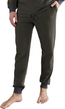 TOM TAILOR Pyjamahose "Dallas" Bindeband, Seitentaschen, bequem, pflegeleicht, elastisch, Baumwollmix