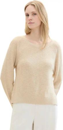 TOM TAILOR Rundhalspullover mit Raglanärmel