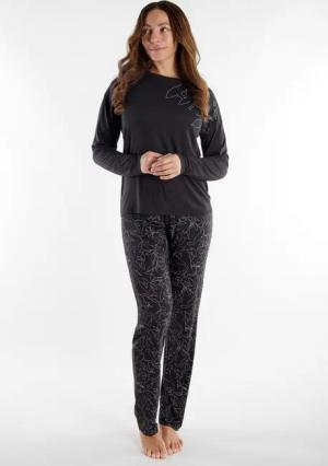 TOM TAILOR Schlafanzug Xanthi (2 tlg) mit langen Ärmeln, Rundhalsausschnitt
