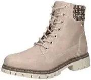 Tom Tailor Schnür Boots Damen beige