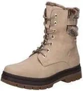 Tom Tailor Schnürstiefelette Damen beige