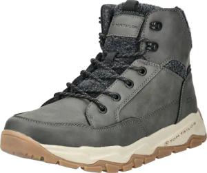 TOM TAILOR Schnürstiefelette "Tom Tailor Stiefelette Lederimitat/Textil"