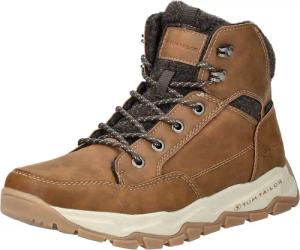 TOM TAILOR Schnürstiefelette "Tom Tailor Stiefelette Lederimitat/Textil"