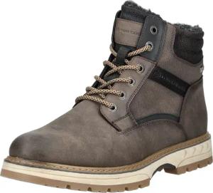 TOM TAILOR Schnürstiefelette "Tom Tailor Stiefelette Lederimitat/Textil"