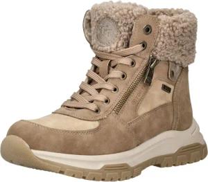 TOM TAILOR Schnürstiefelette "Tom Tailor Stiefelette Lederimitat/Textil"