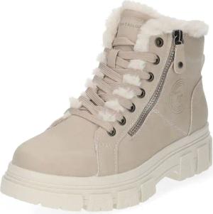 TOM TAILOR Schnürstiefelette "Tom Tailor Stiefelette Lederimitat/Textil"