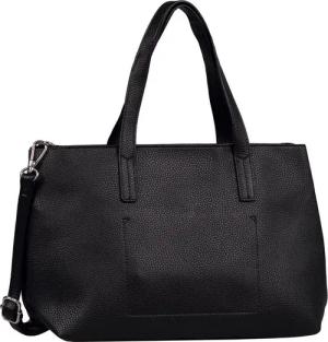 TOM TAILOR Shopper Marla, aus fein genarbtem Lederimitat außen und weichem Suede-Imitat Futter