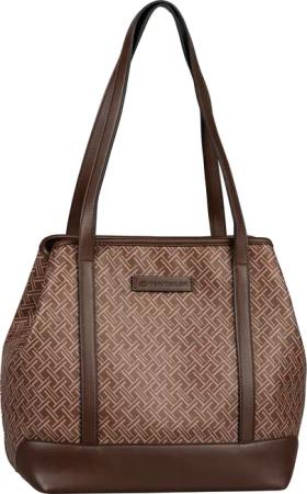 Tom Tailor Shopper Yoki L printed brown