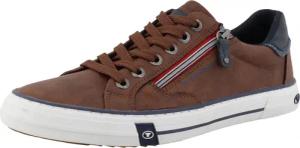 TOM TAILOR Sneaker Freizeitschuh, Halbschuh, Schnürschuh mit Außen-Reißverschluss