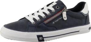 TOM TAILOR Sneaker Freizeitschuh, Halbschuh, Schnürschuh mit Außen-Reißverschluss