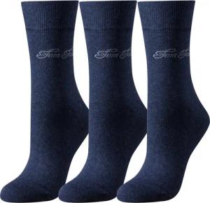 TOM TAILOR Socken Tom Tailor 3er Pack Basic Women Socks indigo mélange blau Tom Tailor 3er Pack Basic Women Socks indigo mélange blau