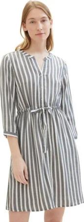TOM TAILOR Sommerkleid STRIPED aus Viskose