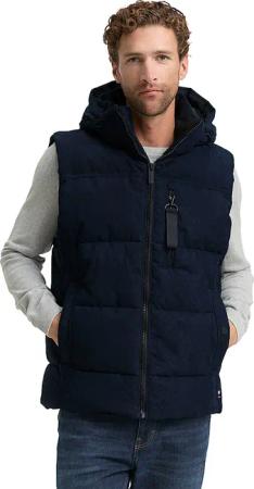 TOM TAILOR Steppgilet blau | S