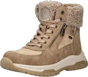 TOM TAILOR Stiefelette Lederimitat/Textil . Schnürstiefelette