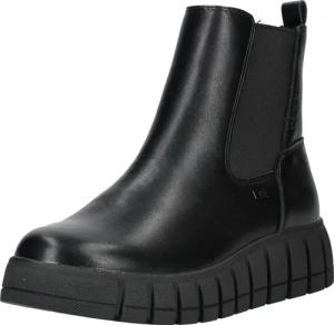 TOM TAILOR Stiefelette "Tom Tailor Stiefelette Lederimitat/Textil"