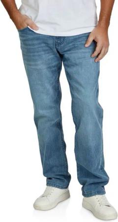 TOM TAILOR Straight-Jeans Herren Jeanshose Marvin Regular Fit Denim Hose mit Stretch