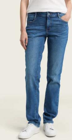 TOM TAILOR Straight-Jeans Jeanshosen TTLIVA STRAIGHT Jeans