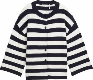 TOM TAILOR Strickjacke  dunkelblau | XL