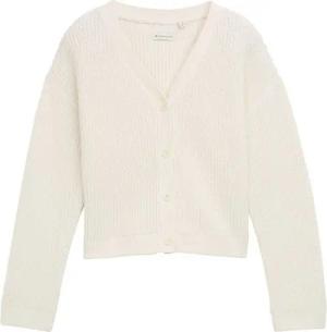 TOM TAILOR Strickjacke mit V-Ausschnitt und Knopfleiste