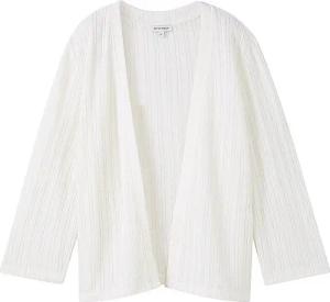 TOM TAILOR Strickjacke  weiss | L