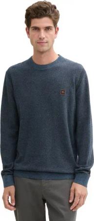 TOM TAILOR Strickpullover mit Logostickerei