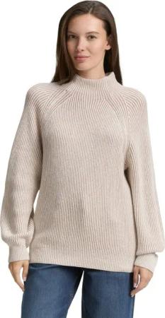 TOM TAILOR Strickpullover mit Rippstruktur