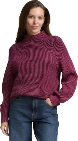 TOM TAILOR Strickpullover mit Rippstruktur