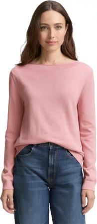 TOM TAILOR Strickpullover mit U-Boot Ausschnitt