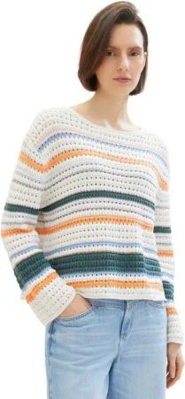 TOM TAILOR Strickpullover mit U-Boot-Ausschnitt
