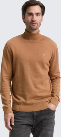 TOM TAILOR Strickpullover Pullover & Strickjacken Rollkragenpullover aus Baumwolle