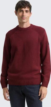 TOM TAILOR Strickpullover Pullover & Strickjacken Strickpullover mit Ripp-Details