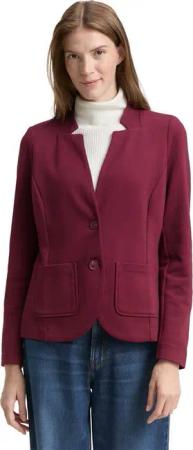 TOM TAILOR Sweatblazer Ottoman mit aufgesetzten Taschen und Struktur