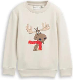 TOM TAILOR Sweater mit Print und Strick-Details, für Kids