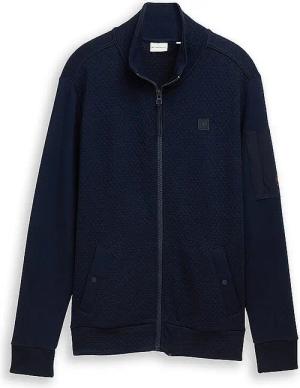 TOM TAILOR Sweatjacke  blau | L