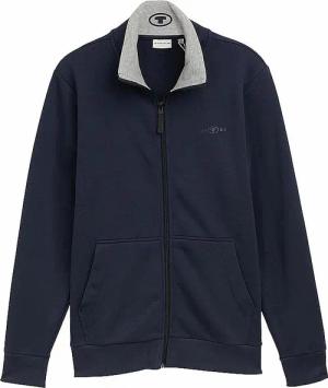 TOM TAILOR Sweatjacke blau | S