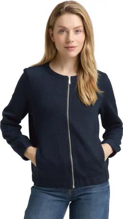 TOM TAILOR Sweatjacke mit Struktur