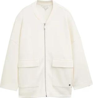 TOM TAILOR Sweatjacke  weiss | XXL