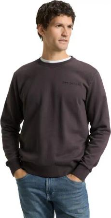 TOM TAILOR Sweatshirt mit Logo Stickerei